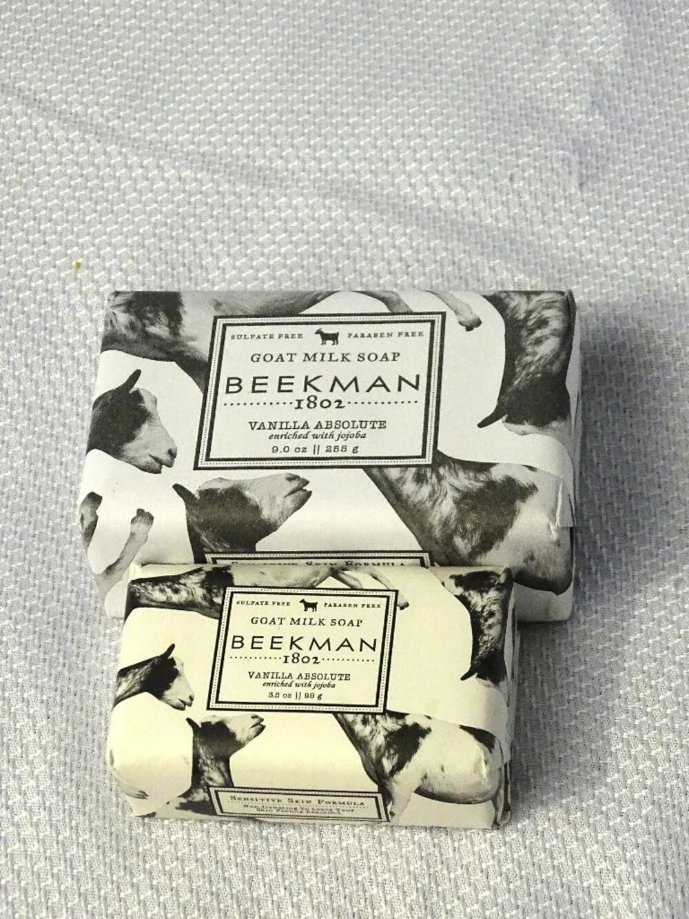 Bundle of 2 Beekman Goat Soap Vanilla Absolute
